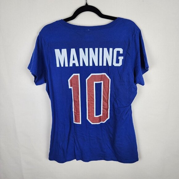 NWT NFL Pro Line NY Giants Manning V-neck Shirt L - Picture 4 of 6